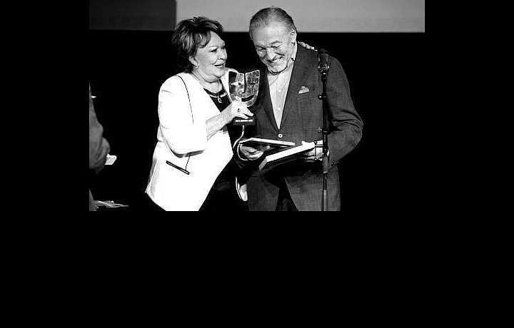 S velkým přítelem Karlem Gottem.