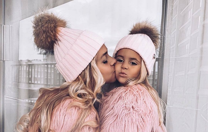 Miss Lendel s maminkou.