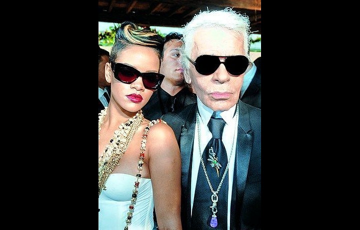 Karl Lagerfeld a Rihanna