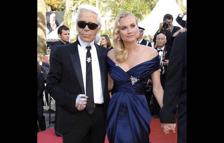 Karl Lagerfeld a Diane Kruger