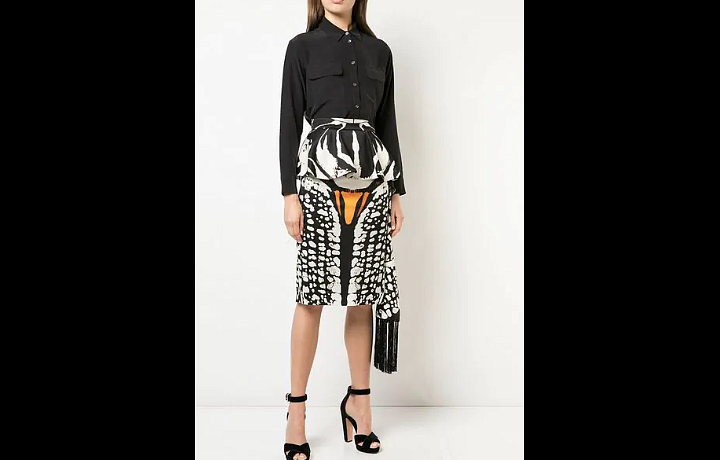 Pouzdrová sukně Alexander McQueen