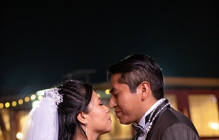 Guatemalský svatební pár