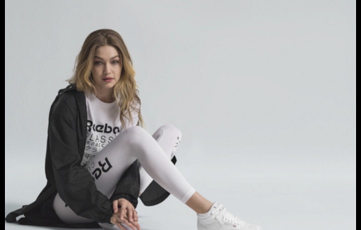 Gigi Hadid v kampani pro Reebok