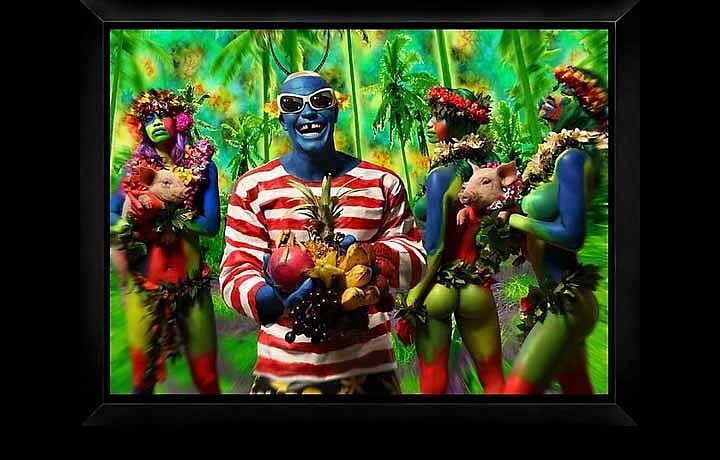 Ashley Bickerton, Preparation with Green Sky, 2010