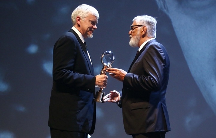 Tim Robbins a Jiří Bartoška