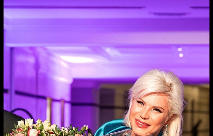 Natali Ruden na premiéře své nové módní kolekce.