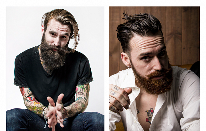 Hipster fashion men Barbershop