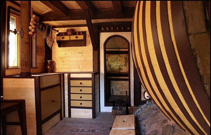 Hobití domečky v Orlických horách, interiér