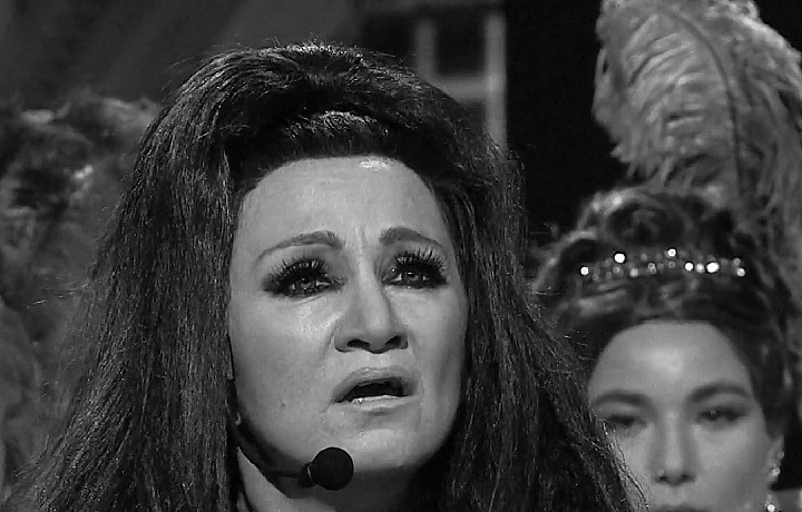 Basiková jako Marta Kubišová v show Tvoje tvář má známý hlas.