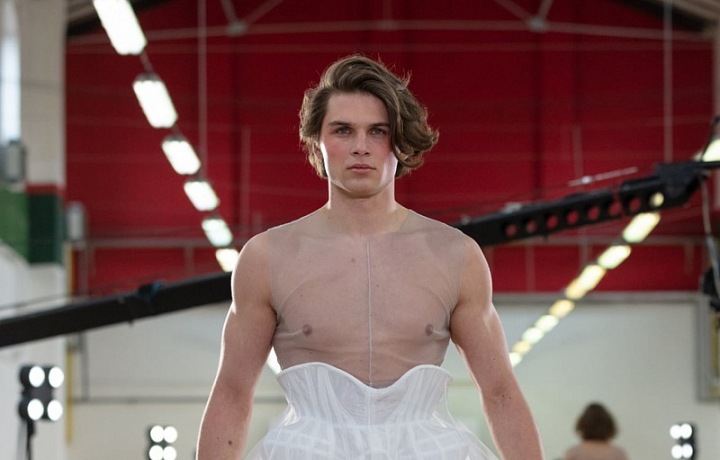 Model z ateliéru Univerzity Tomáše Bati. 