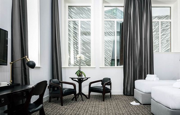 Ložnice Delux v hotelu Belfast