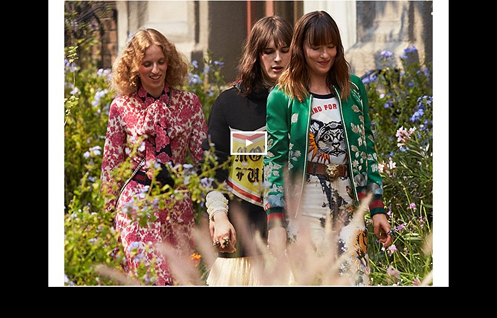 Dakota Johnson, Petra Collins a Hari Nef - tváře kampaně