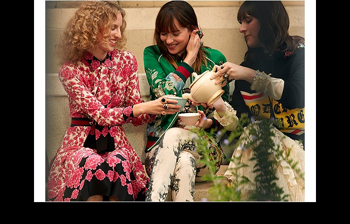 Dakota Johnson, Petra Collins a Hari Nef - tváře kampaně