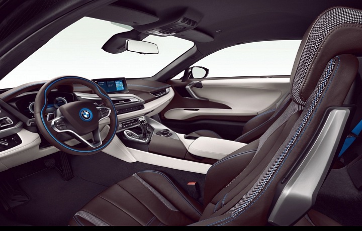 Výbavová linie kůže/látka v barvách hnědá Halo Dalbergia/šedá Carmun