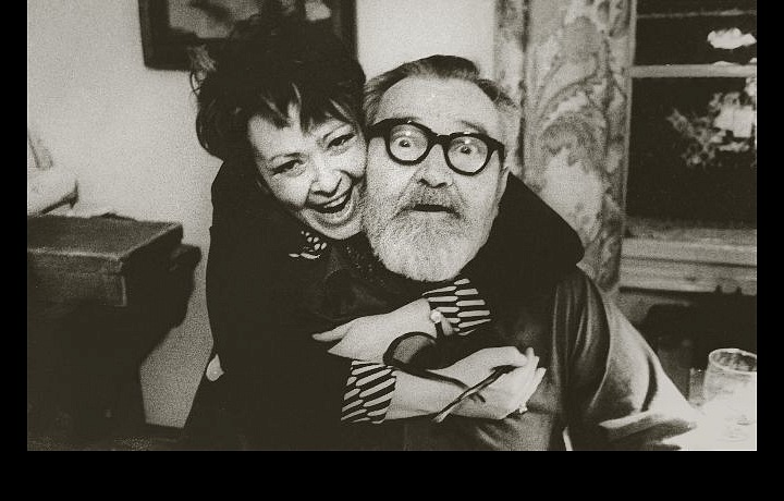 Jiřina Bohdalová with Jan Werich