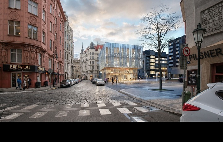 Vizualizace Staroměstské brány. 