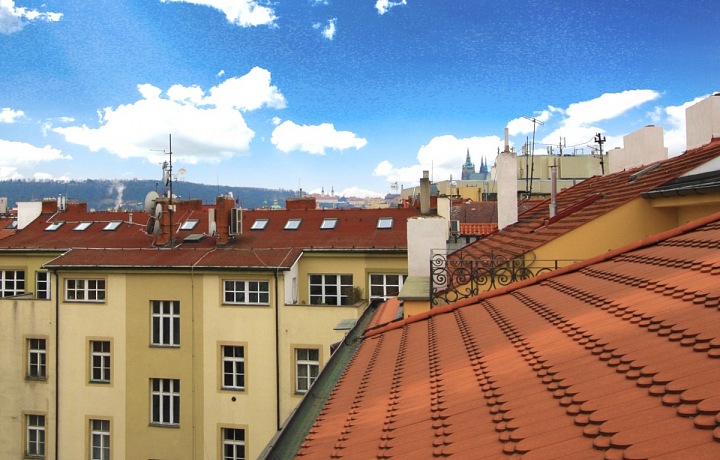 Luxusní byt s výhledem na Pražský hrad