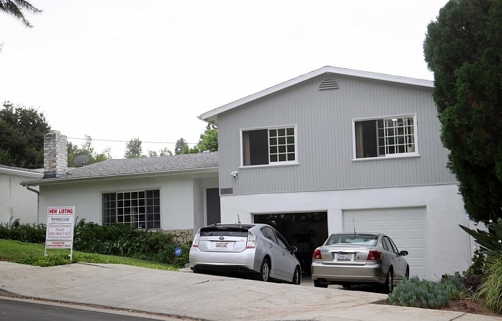 Bývalý dům Meghan Markle zepředu