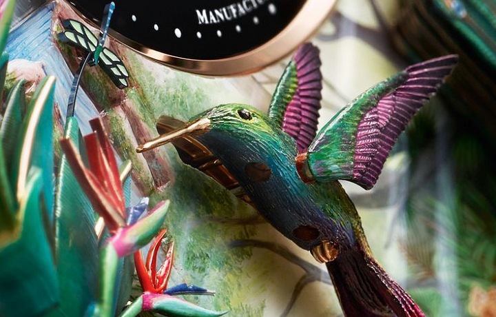 Jaquet Droz Tropical Bird Repeater - detail