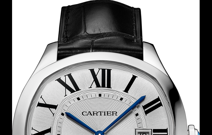 Hodinky Drive de Cartier s bílým ciferníkem