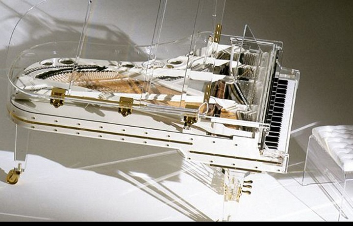 Crystal piano  heintzman