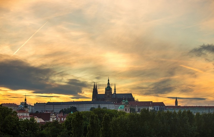 Pohled na krásy Prahy