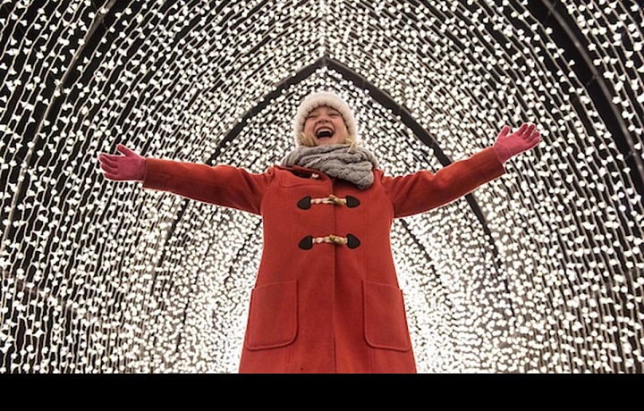 Vánoce v Královské botanické zahradě v Edinburghu