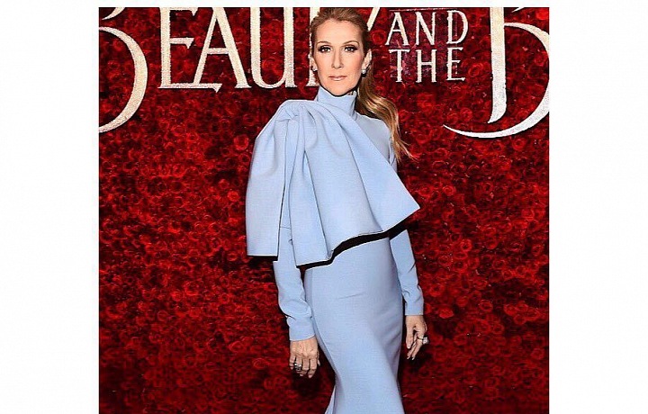 Celine Dion v šatech návrháře