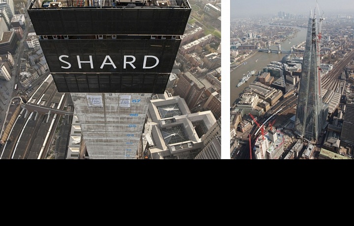 Konstrukce a vize Mrakodrap Shard