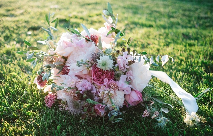 Nádherná svatební kytice z květinářství Metamorphosis