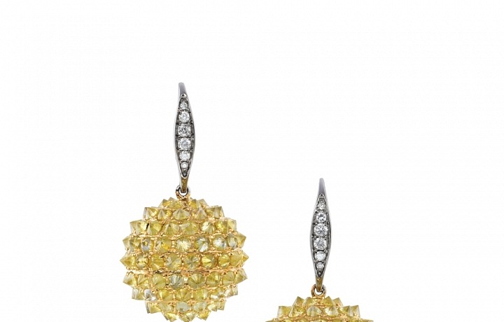 Culet Up Ball Earring