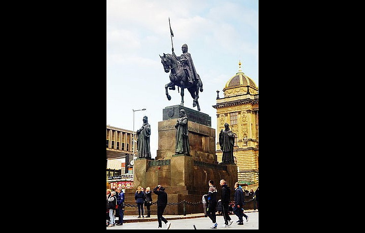 Svatý Václav na Václavském náměstí