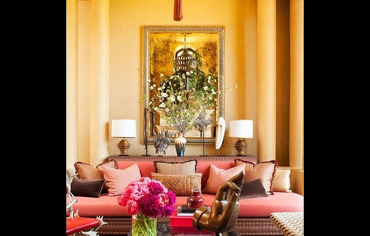 Jedna z obývacích pokojů, foto Roger Davies