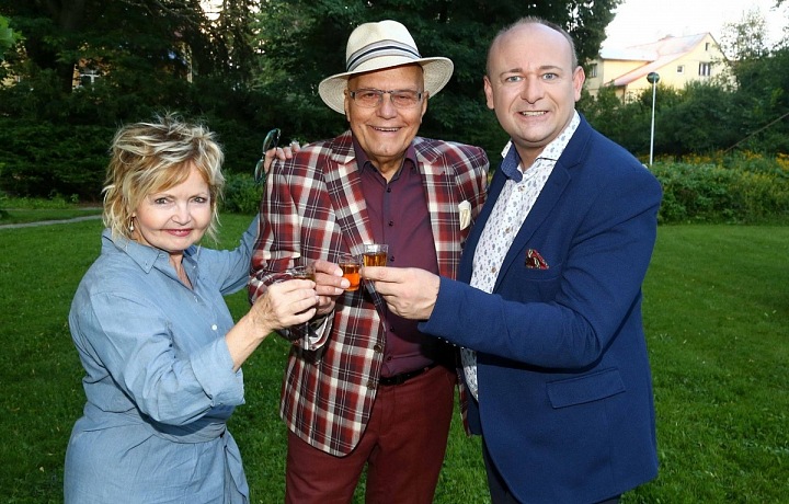 David s Evou Hruškovou a Janem Přeučilem. 