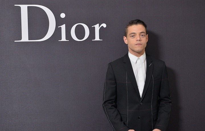Rami Malek na přehlídce Homme Summer 2018