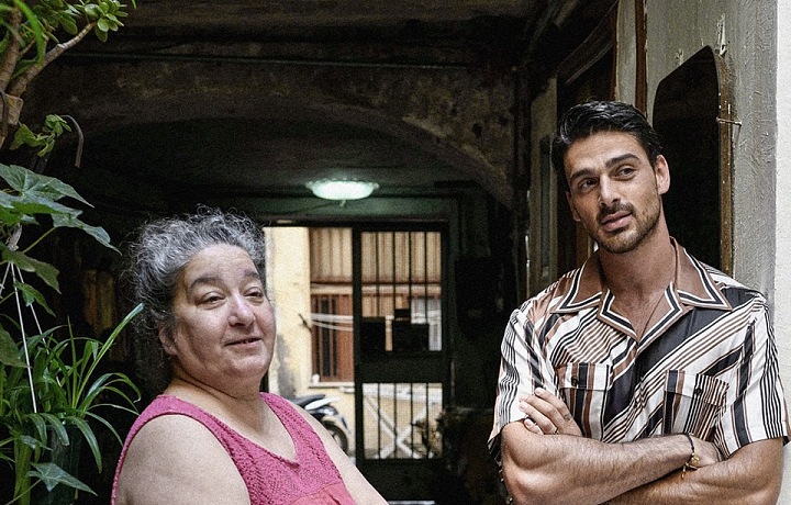 Muž a žena v italské Neoapoli