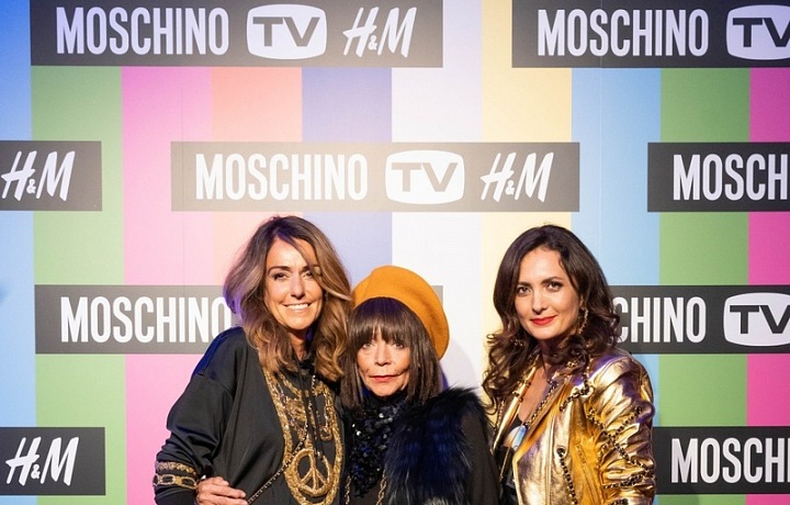 Dominique Fantaccino, Františka Čížková a Slavomíra Barnová, PR manager H&M