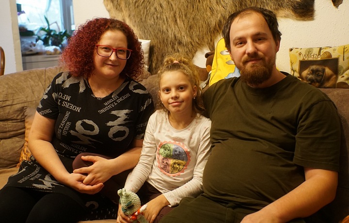 Rodina je Aničce velkou oporou.