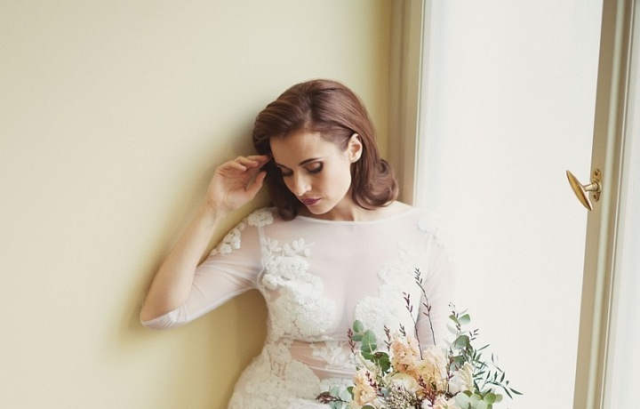 Wedding dress by Petra Pilařová