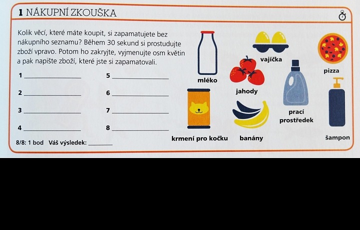 Ukázky cvičení - procvičte paměť