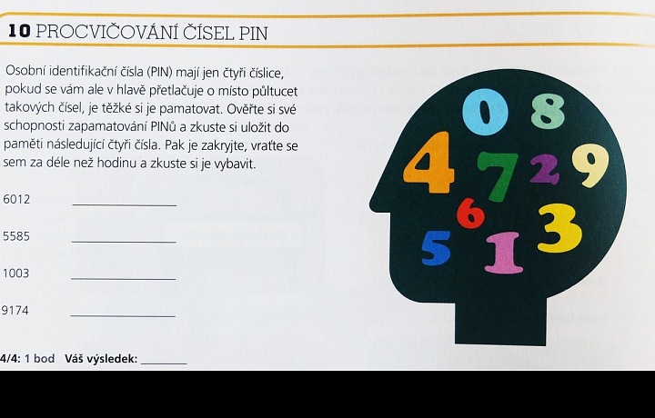 Ukázky cvičení - piny a hesla