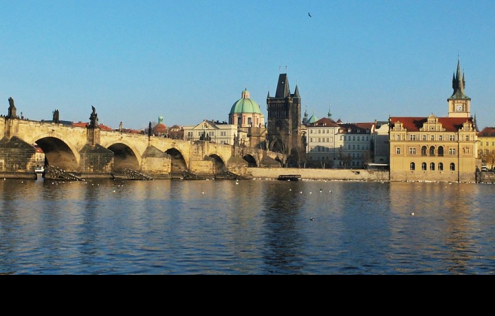 Karlův most z Malé Strany