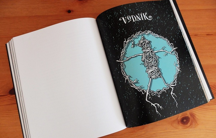 Balada Vodník, ilustrace: Vojtěch Velický