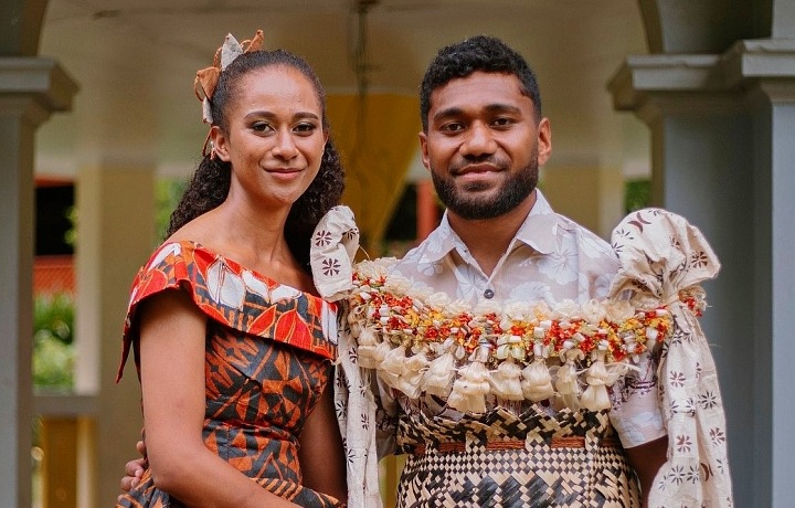 Tradičný svatební oděv na Fidži