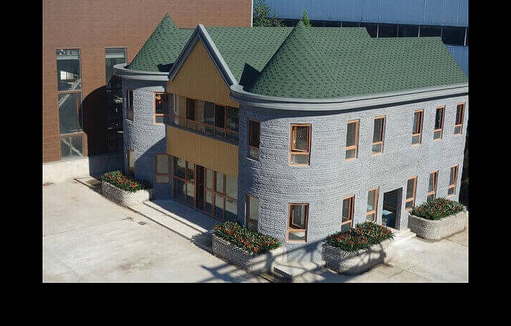 Vila v Pekingu, 3D tisk za 45 dní