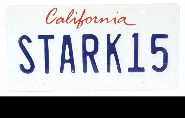  Poznávací značka Tonyho Starka