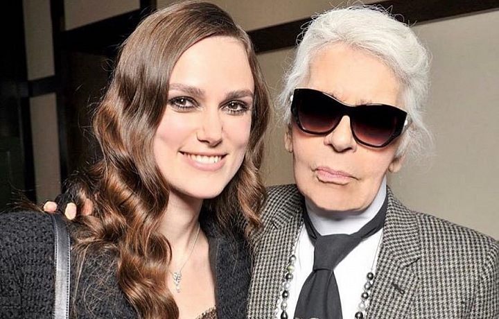 Karl Lagerfeld a Keira Knightley
