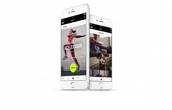 NIKE+ Training club aplikace