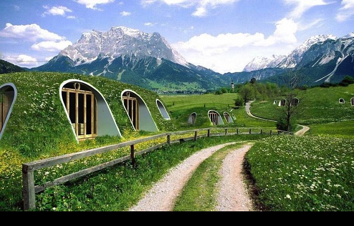 Hobití domky Green Magic Homes