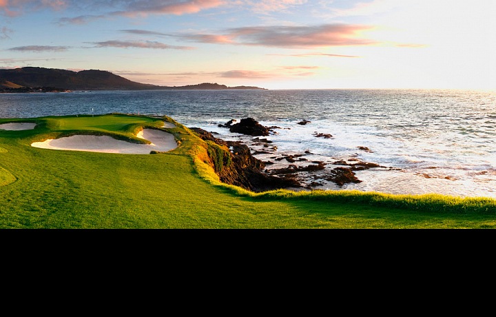 Kalifornie, USA - Pebble Beach Golf Links